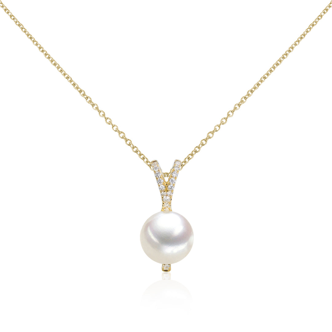 Süßwasser Halskette "Floating Stardust" - Calissi